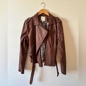 NWOT Thread & Supply Faux Leather Jacket